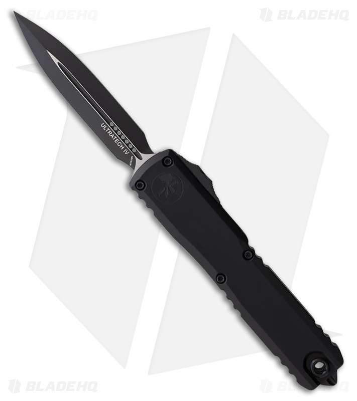 Microtech Ultratech Gen IV D/E OTF Automatic Knife Black Aluminum (3.5" Black)