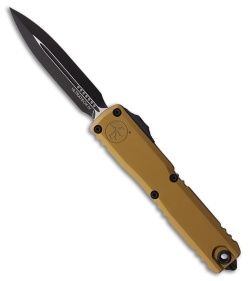 Microtech Ultratech Gen IV D/E OTF Knife Tan Two-Tone