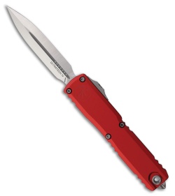 Microtech Ultratech Gen IV D/E OTF Automatic Knife Red Aluminum (3.5" Satin)