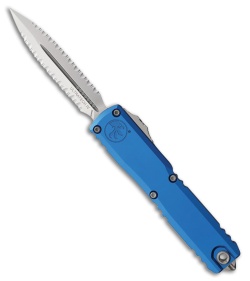 Microtech Ultratech Gen IV D/E OTF Knife Blue Aluminum (3.5" SW Double FS)