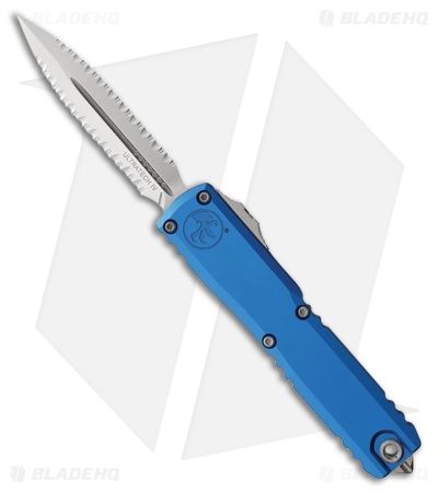 Microtech Ultratech Gen IV D/E OTF Knife Blue Aluminum (3.5" SW Double FS)