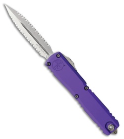 Microtech Ultratech Gen IV D/E OTF Knife Purple Aluminum (3.5" SW Double FS)