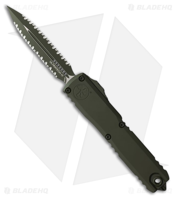 Microtech Ultratech Gen IV D/E OTF Knife ODG Cerakote (3.5" ODG Cerakote FS)