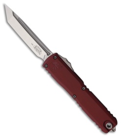 Microtech Ultratech ZBP Gen III T/E OTF Automatic Knife Merlot Red Al (3.5" SW)