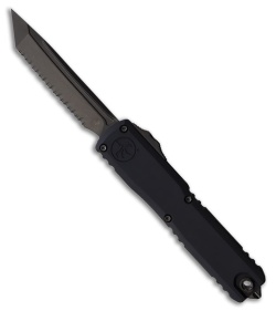Microtech Ultratech ZBP Gen III Shadow T/E OTF Knife Black Al (3.5" DLC FS)