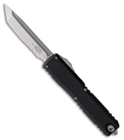 Microtech Ultratech Gen IV T/E OTF Automatic Knife Black Aluminum (3.5" SW Serr)