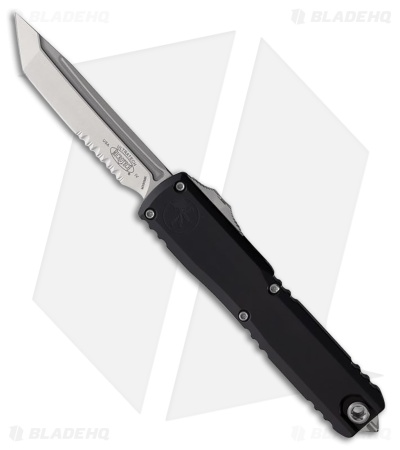 Microtech Ultratech Gen IV T/E OTF Automatic Knife Black Aluminum (3.5" SW Serr)