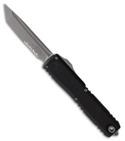 Microtech Ultratech Gen IV T/E OTF Knife Black Aluminum (3.5" Apoc Serr)