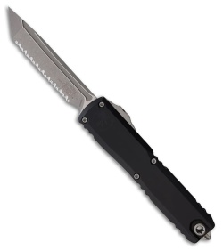 Microtech Ultratech Gen IV T/E OTF Knife Black Aluminum (3.5" Apoc FS)