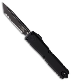Microtech Ultratech Gen IV T/E OTF Knife Black Aluminum (3.5" Black Full Serr)