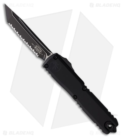 Microtech Ultratech Gen IV T/E OTF Knife Black Aluminum (3.5" Black Full Serr)