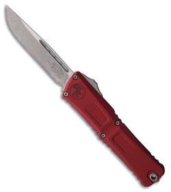 Microtech Combat Troodon Gen III S/E OTF Knife Merlot Red (4" Apocalyptic)