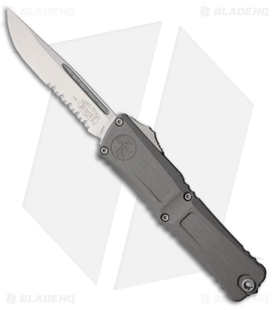Microtech Combat Troodon Gen III S/E OTF Knife Natural Clear Al (4" SW Serr)