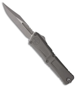Microtech Combat Troodon Gen III Bowie OTF Knife Natural Clear Al (4" Apoc)
