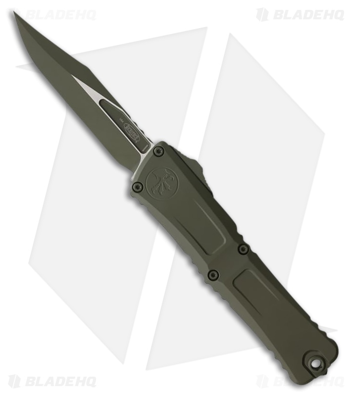 Microtech Combat Troodon Gen III Bowie OTF Knife Cerakote OD Green (4" Cerakote)