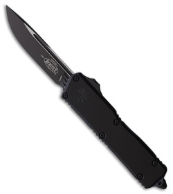 Microtech Scarab II Gen III Executive S/E OTF Knife Black Aluminum (4" Black)