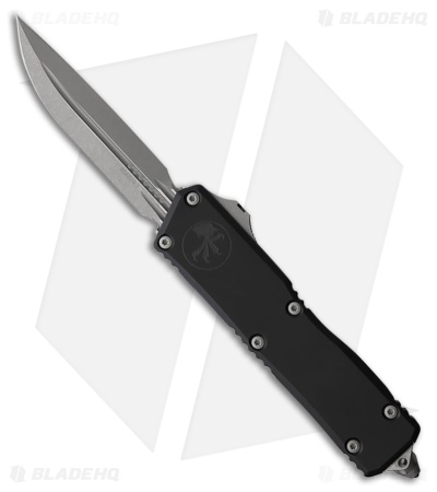 Microtech Scarab II Gen III Executive D/E OTF Knife Black Al (4" Apocalyptic)