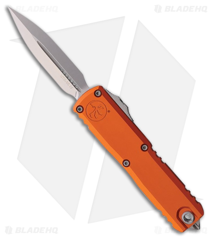 Microtech UTX-85 Gen IV D/E Knife | Orange | Stonewash