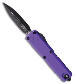Microtech UTX-85 Gen IV D/E OTF Automatic Knife Purple Aluminum (3.1" Black)