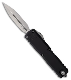 Microtech UTX-85 Gen IV D/E OTF Automatic Knife Black Aluminum (3.1" Satin)