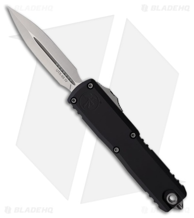 Microtech UTX-85 Gen IV D/E OTF Automatic Knife Black Aluminum (3.1" Satin)