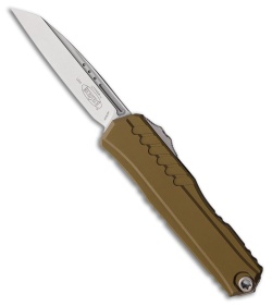Microtech Cypher II S/E OTF Automatic Knife OD Green Aluminum (3.5" Stonewash)