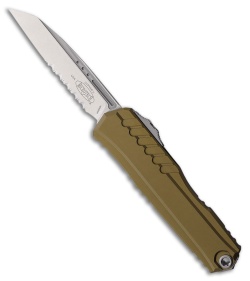 Microtech Cypher II S/E OTF Automatic Knife OD Green Aluminum (3.5" SW Serr)