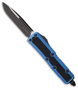 Microtech Daytona S/E OTF Automatic Knife Blue Aluminum (3" Two-Tone)