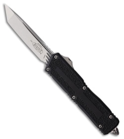 Microtech Scarab II Gen III T/E OTF Automatic Knife Black Aluminum (4" SW)
