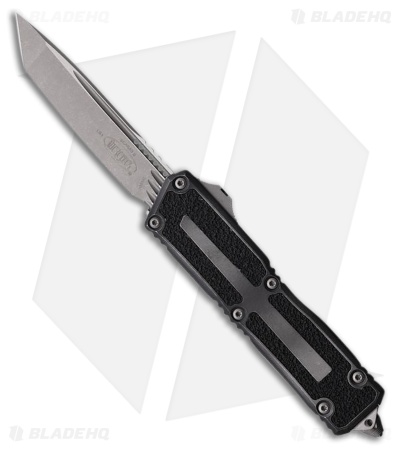 Microtech Scarab II Gen III T/E OTF Automatic Knife Weathered Metal Al (4" Apoc)