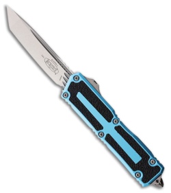 Microtech Scarab II Gen III T/E OTF Auto Knife Turquoise Aluminum (4" SW)