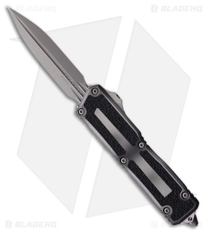 Microtech Scarab II Gen III D/E OTF Knife Weathered Metal Al (3.9" Apocalyptic)