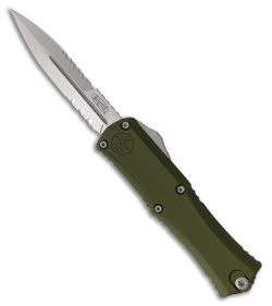 Microtech Hera II Mini Bayonet OTF Automatic Knife OD Green Al (2.9" SW Serr)