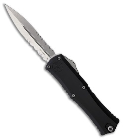 Microtech Hera II Mini D/E OTF Automatic Knife Black Aluminum (3" SW Serr)