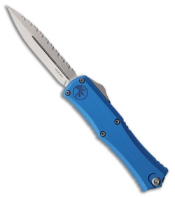 Microtech Hera II Mini D/E OTF Automatic Knife Blue Aluminum (3" SW FS)