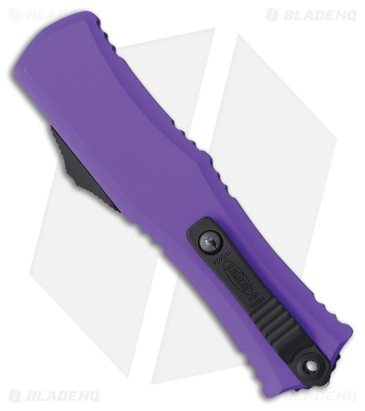 Microtech Hera II Mini D/E OTF Automatic Knife Purple Aluminum (3" Black)