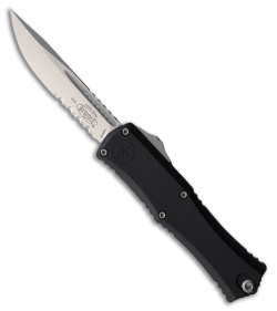 Microtech Hera II Mini S/E OTF Automatic Knife Black Aluminum (3" SW Serr)
