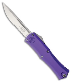 Microtech Hera II Mini S/E OTF Automatic Knife Purple Aluminum (2.9" Satin Serr)