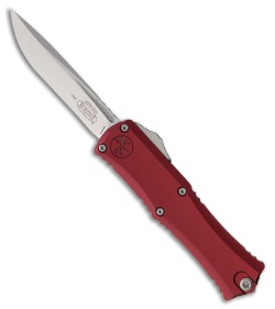 Microtech Hera II Mini Recurve OTF Automatic Knife Merlot Aluminum (3" SW)