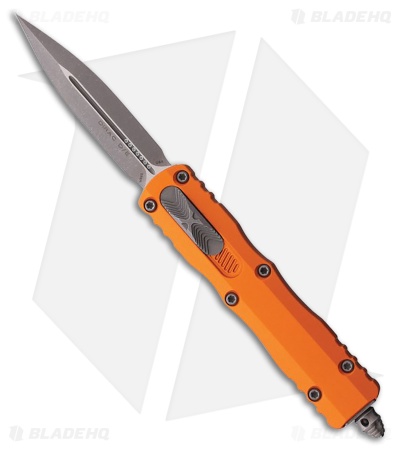Microtech Dirac D/E OTF Automatic Knife Orange Aluminum (2.9" Apocalyptic)