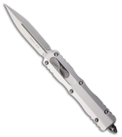 Microtech Dirac OTF Knife Silver Aluminum D/E SW