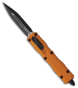 Microtech Dirac D/E OTF Automatic Knife Orange Tangerine Al (2.9" Two-Tone)