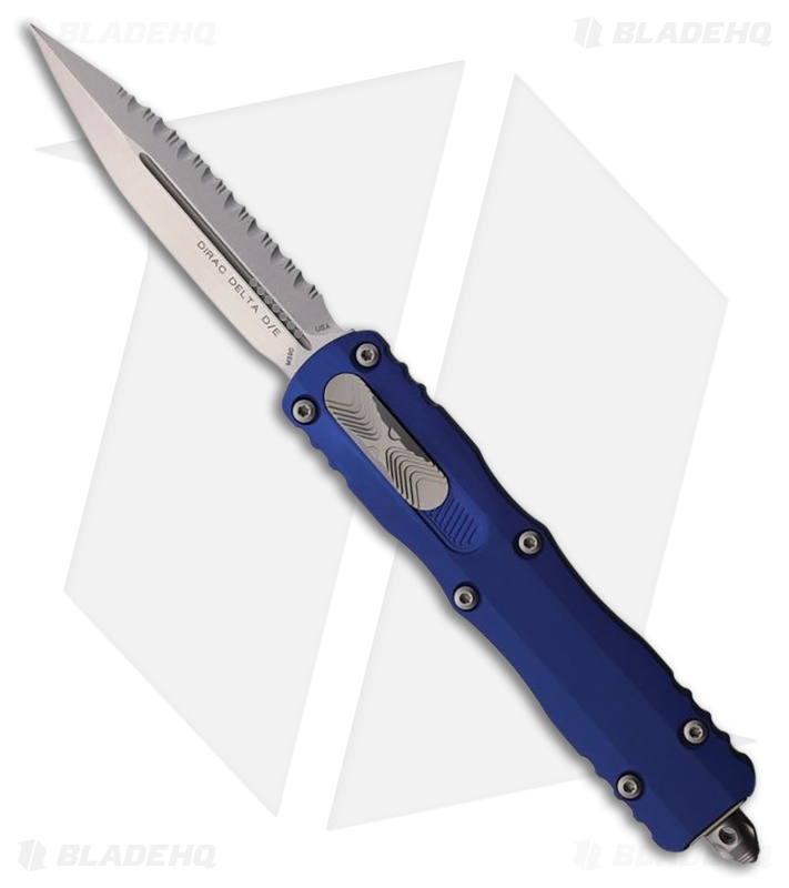 Microtech Dirac Delta D/E OTF Automatic Knife Navy Blue Aluminum (3.75" SW FS)