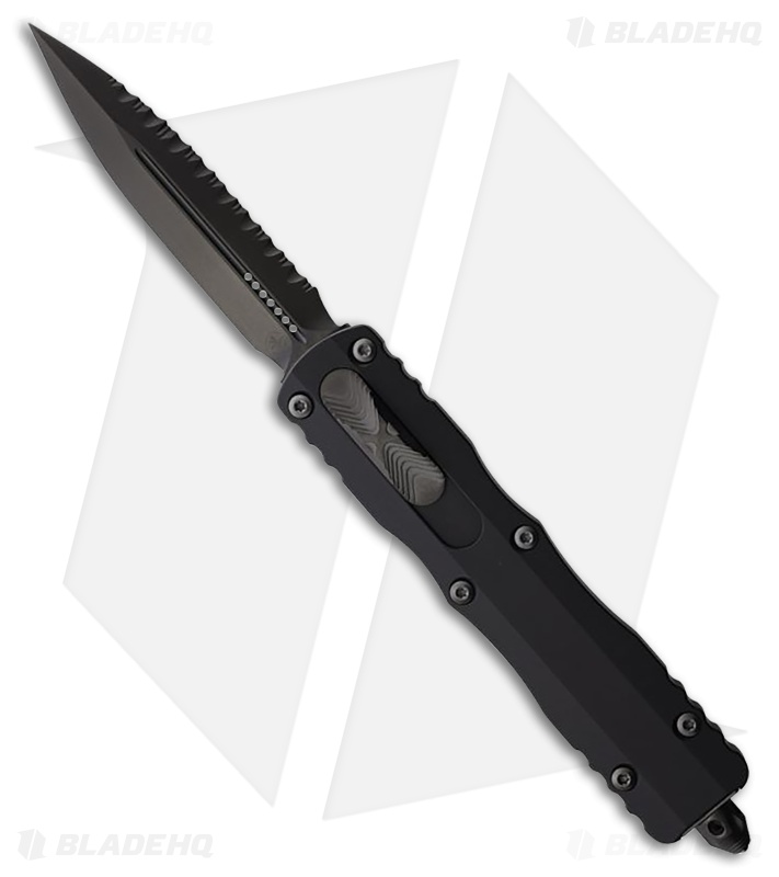 Microtech Dirac Delta Shadow D/E OTF Knife DLC Full Serr