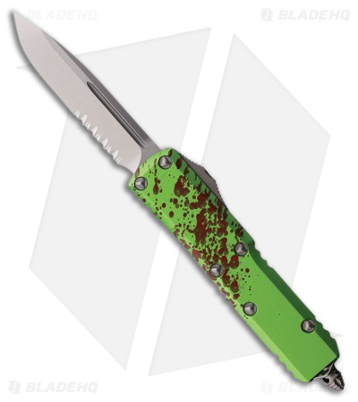 Microtech UTX-85 S/E OTF Auto Knife Zombie (3.1" Stonewash Serr)