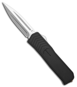 Medford Merc-1 OTF Automatic Dagger Knife Black Aluminum (3.75" Tumbled)