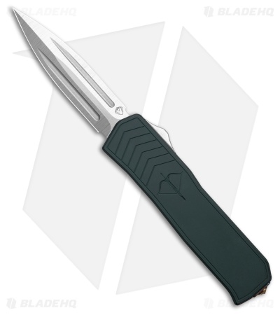 Medford Merc-1 OTF Automatic Dagger Knife Blue Aluminum (3.75" Tumbled)