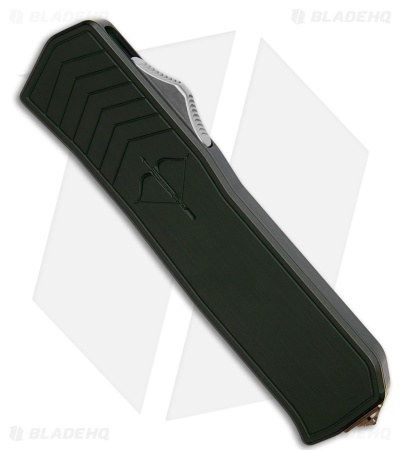 Medford Merc-1 OTF Automatic Tanto Knife Green Aluminum (3.75" Tumbled)