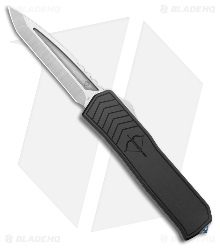 Medford Merc-1 OTF Automatic Praetorian Knife Black Aluminum (3.75" Tumbled)