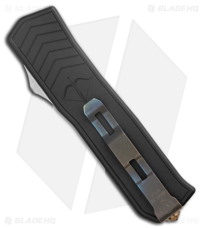 Medford Merc-1 OTF Automatic Praetorian Knife Black Aluminum (3.75" Tumbled)